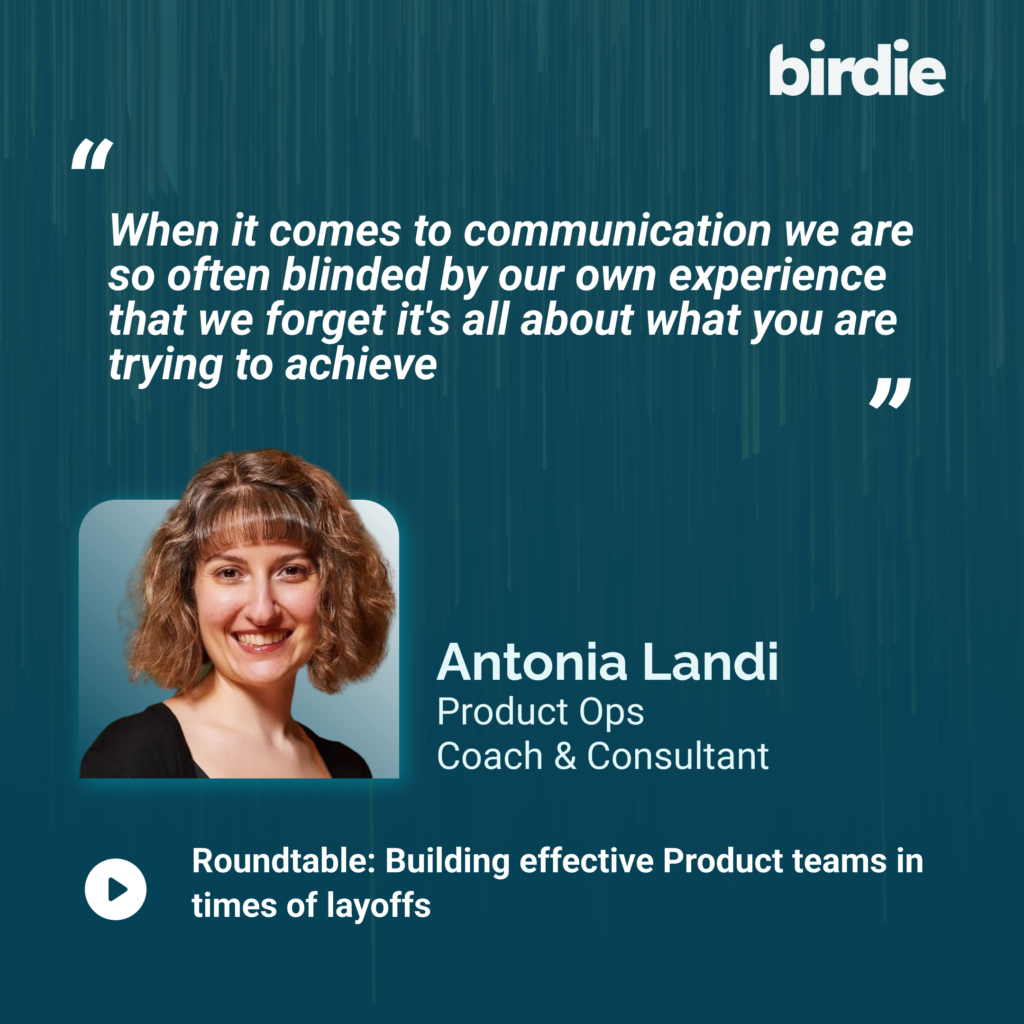 Antonia Landi about important aspects of great product management